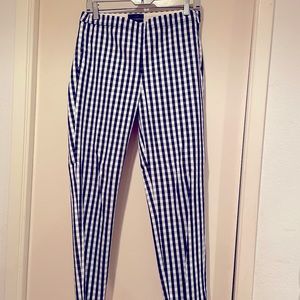 J. Crew black and white checkered dress pants